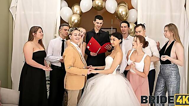 Bride party sex with astonishing dolls Ashly Rabbit and Moon Imp