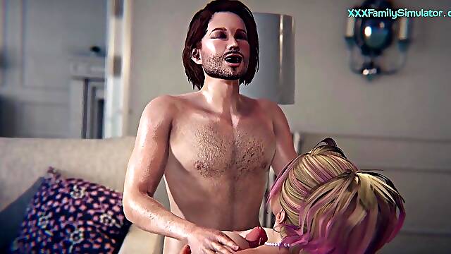 3D MILF Cheats on Husband With Stepson