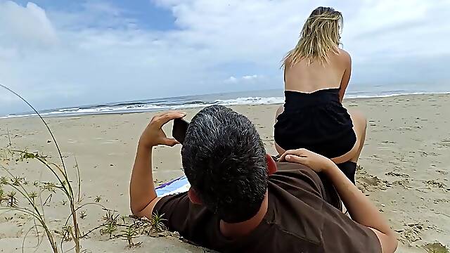 Cum In My Ass Right On The Beach