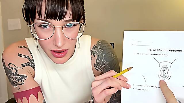 Step Mom Helps You With Your Sex Ed Homework