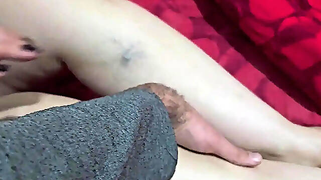 Turkish MILF mom gets fucked and creampied by her son's friend