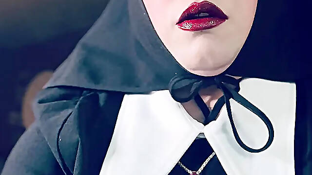 Tina Snua Enrols At The Nunnery! Nasty Nun Smokes A Cork 100 Cigarette - Come Corrupt Me Father!