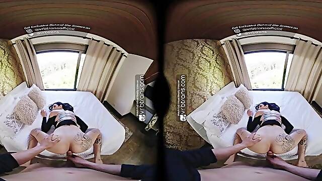 VRB Trans Superlatively good Deal ever with Marcela Dimov VR Porn