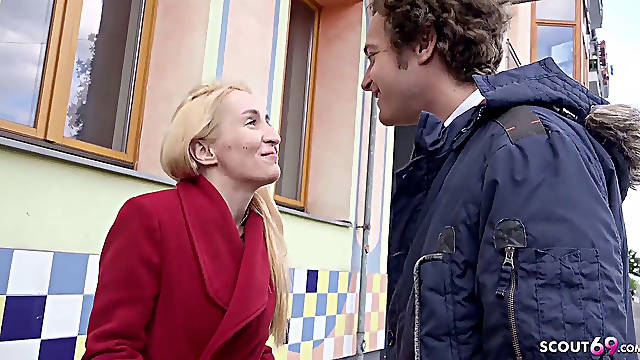 GERMAN SCOUT - tough ass fucking FOR thin MILF AT STREET CASTING