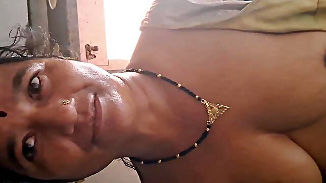 Indian wife's steamy train rendezvous in restroom unleashes her curves - more hot content inside!