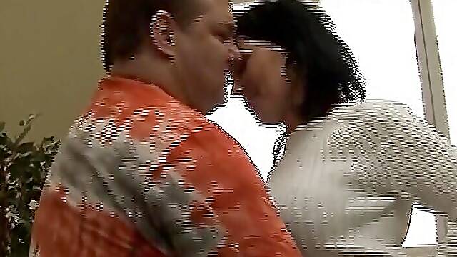 Hot German Lady with Dark Hair Gets Her Small Tits Covered with Cum